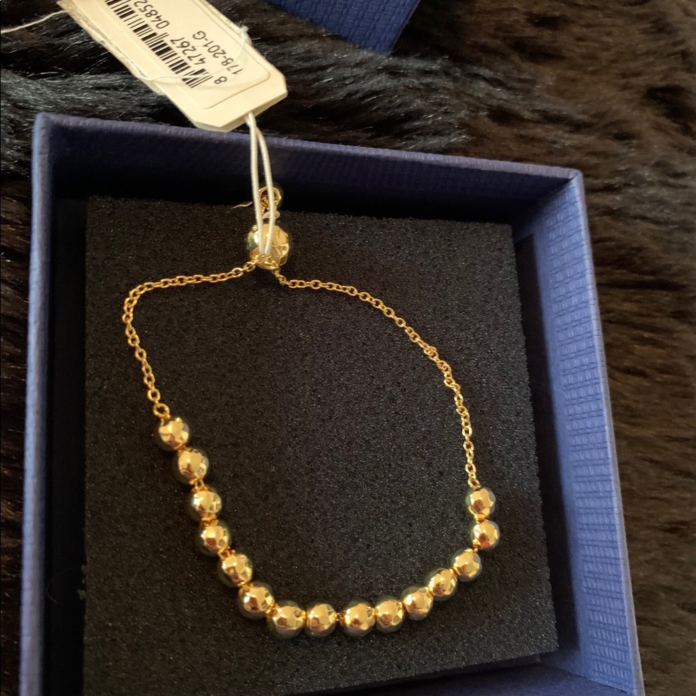 Nordstrom Gold Bead Bracelet.